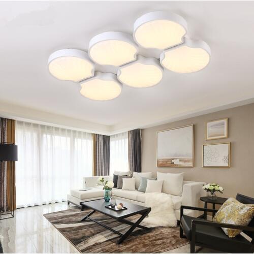 Fashion creative Iron led Chandelier White led lamps high-power 72W led Chandeliers lighting led lustre light droplight/pendant