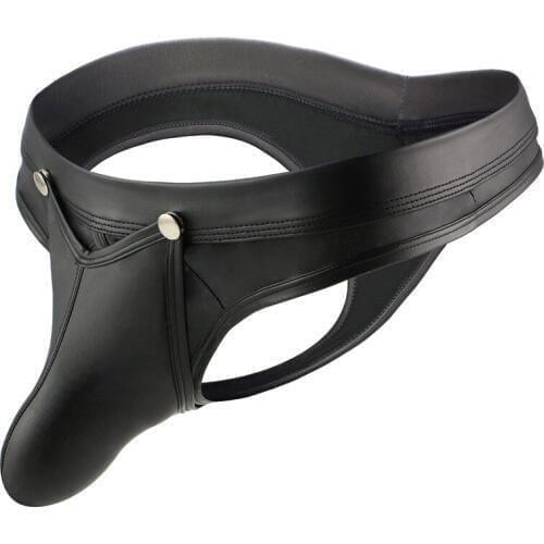 Men bikini sexy underwear thongs leather men G-strings gay underwear penis pouch Jockstraps man briefs Show hips