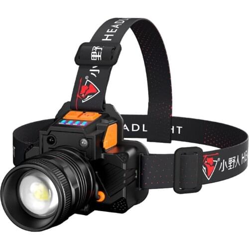 Multi Function Rechargeable Zoom Led Headlamp Fishing Headlight Torch Hunting Head Lamp Camping Headlamp Flashlight Head Light
