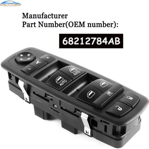 68212784AB For 2013-16 Dodge Ram 1500 2500 3500 Front Left Master Power Window Switch