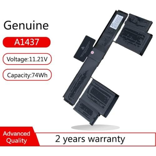 New A1437 Lapotp Battery For Apple MacBook Pro 13 inch A1425 020-7851-A, MD212LL/A, ME662LL/A 020-7653-A EMC2672 2557 MD212E/A
