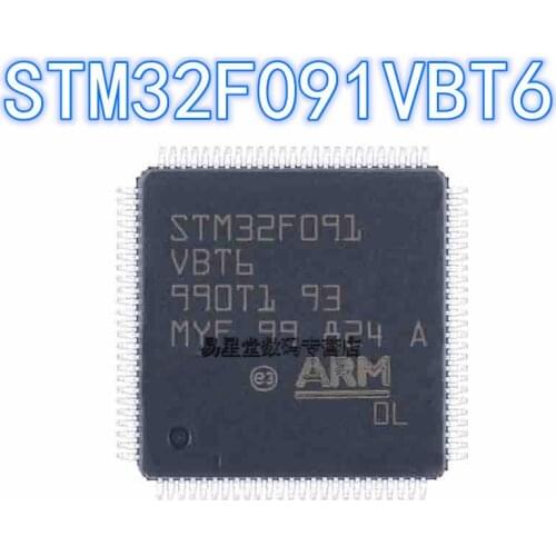 1PCS 100% new original authentic STM32F091VBT6 QFP-100 32F091VBT6 QFP100 32-bit microcontroller chip