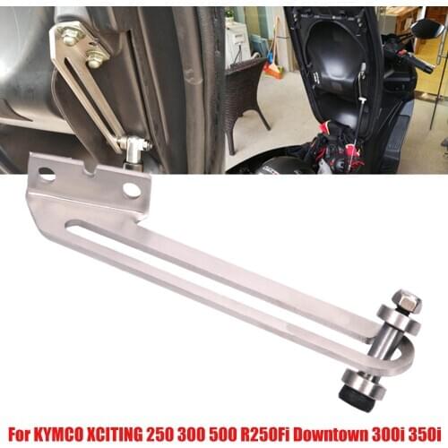 Motorcycle Open Angle Increases Bracket Seat Stopper Tracks Parts For KYMCO Xciting300 XCITING 250 300 400 Downtown 350i 300i