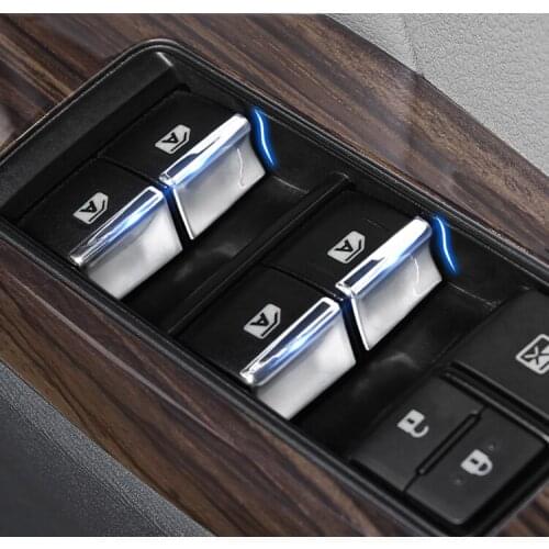 Car window lift switch decoration sequins for Toyota Camry 2009-17 auto accessories car styling