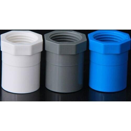 PVC direct inner screw straight joint 20/25/32/40mm PVC female thread Water Pipe Joint
