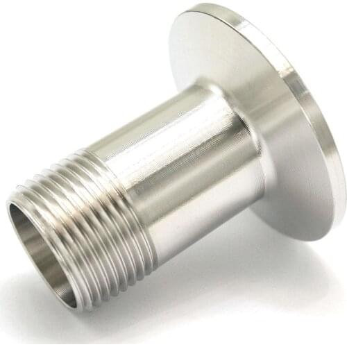 3/4" BSP Male x 1.5" Tri Clamp 304 Stainless Steel Pipe Fitting Connector For Homebrew