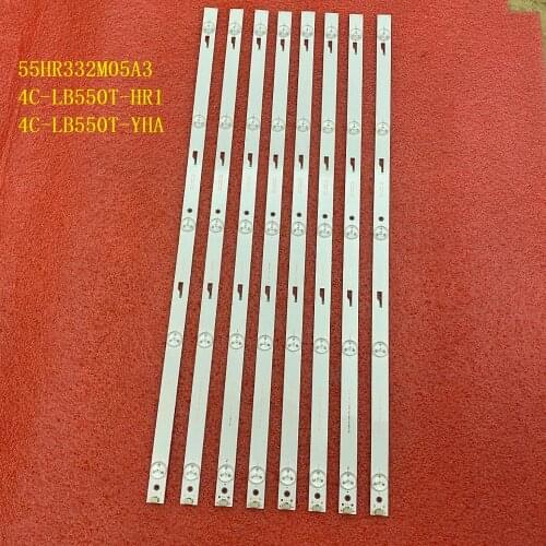 New 40pcs/lot LED Backlight strip for 55L2600C 55L26CMC 55U3600C 55D1600 D55E161 55HR332M05A3 V0 V1 4C-LB550T-HR1 YHA