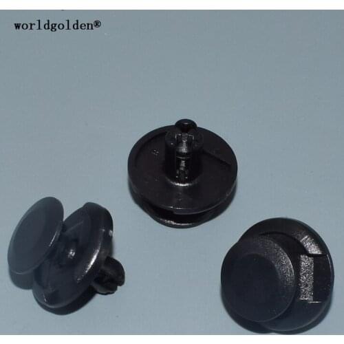 Worldgolden 100pcs auto fasteners Fender & Splash Shield Push-Type Retainer