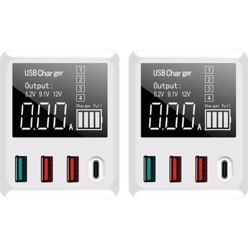 Phone Charger 40W Quick Charge QC3.0 USB Charger Travel Adapter Universal Phones