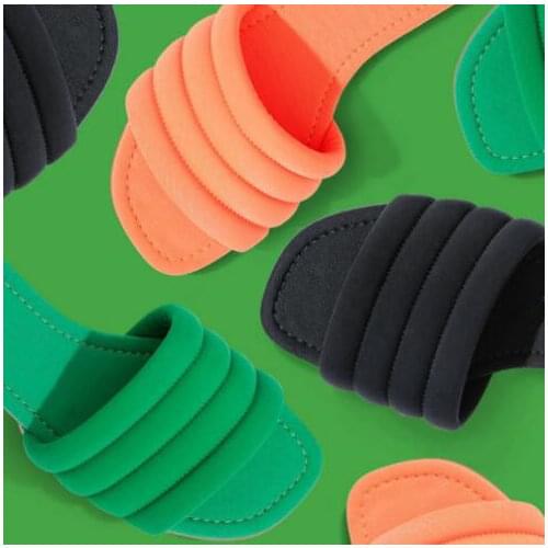 2021 summer womens new large size shoes flat literal cross strap sandals diamond-studded ladies sandals slippers