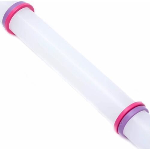 1PC 9 inch DIY making Cake Roller tools White Non Stick Glide Fondant Rolling Pin Fondant Cake Dough Roller Decorating LB 464