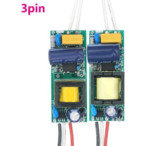 3w/4-7W/8-12w/12-18W LED Two-color isolation driver 300mA Dual color driver three pins LED Power Supply Lighting Transformers