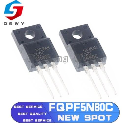 10PCS FQPF5N60C 5N60C TO-220 5N60 TO220 MOS FET Tr New Original