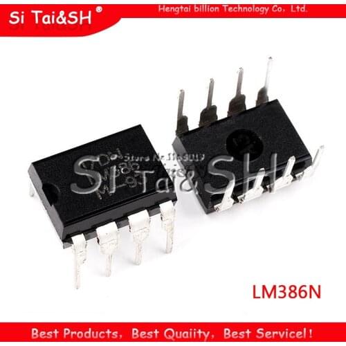10PCS LM386N DIP8 LM386 DIP LM386N-1 LM386-1 new and original IC