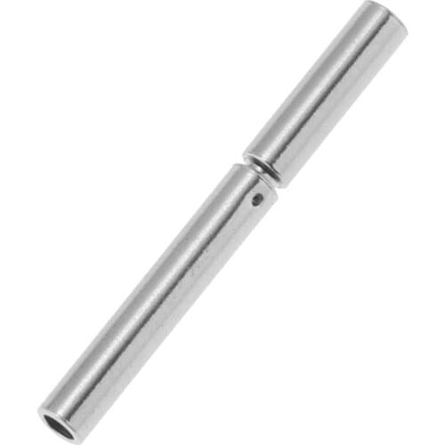 18k Plated for Round Leather Braided Bracelet Bayonet Connector Clasps