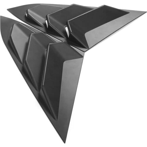 For 2016-2020 Honda Civic Sedan Rear Quarter Panel Side Window Louvers Vent 2pcs