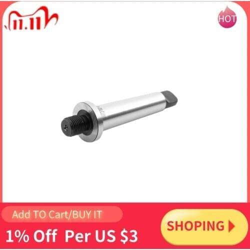 2Mt Shank to 1/2 inch -20 Threaded Drill Chuck Arbor Hardened Morse Taper Mt2 Adapter