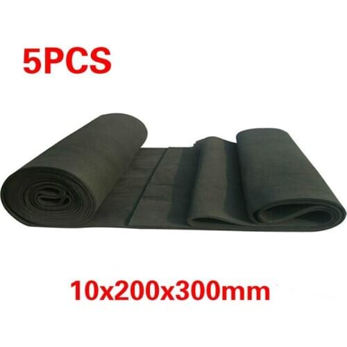 5pcs New Arrival Soft Graphite Carbon Felt High Temperature Carbon Fiber For Contamination Adsorption Cleaning 10x200x300mm