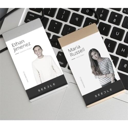 Mg Al Alloy Id Card Badge Holders with Safety Lanyard and Adjustable Buckle Comfortable Focus on Customization