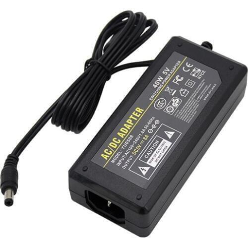 DuoWeiSi 5V 8A 40W LED display DC DC regulated output power adapter 5V 8A 40W power adapter