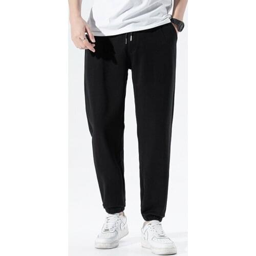 KKSKY Joggers Mens Pants 2021 Winter Sweatpants Men Solid Baggy Running Sports Pants for Man Casual Black Jogging Trousers Homme