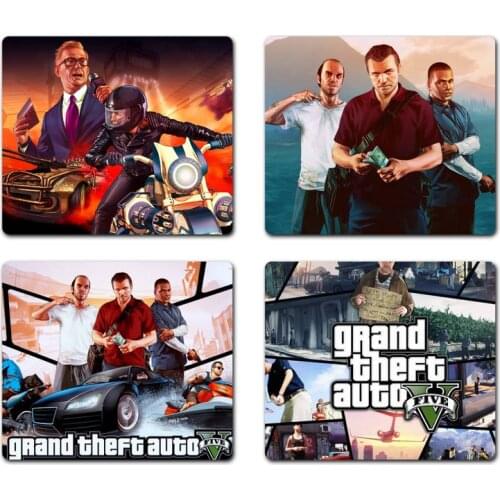 GTA Office Mice Gamer Soft Mouse Pad Non slip Cushion Square Thickness 2mm