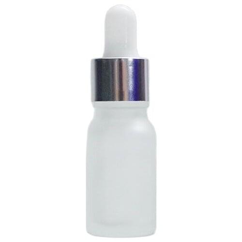 10ml frosted/transparent/ brown/green/blue bottle with gold aluminum cap+sinicon/glass dropper ,for cosmeticl packaging