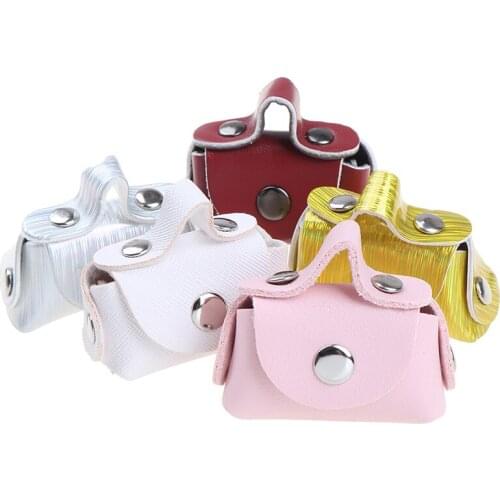 1 Pcs/lot Fashion 1/6 Doll Accessories Doll Handbag Lady Leather Bag Purse Accessories Dollhouse Kids Toy