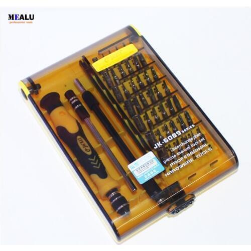6089C 45 in 1 Multifunctional Toolkits Tool Screwdriver Kit with Tweezer Soft Extension Bar Family Repair Tool