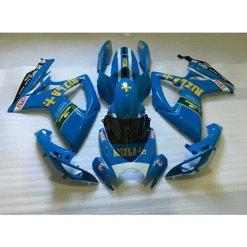 ABS Blue Fairing kit for GSXR600 750 06 07 K6 GSXR 600 GSXR750 2006 2007 GSX R600 Motorcycle Fairings set+gifts