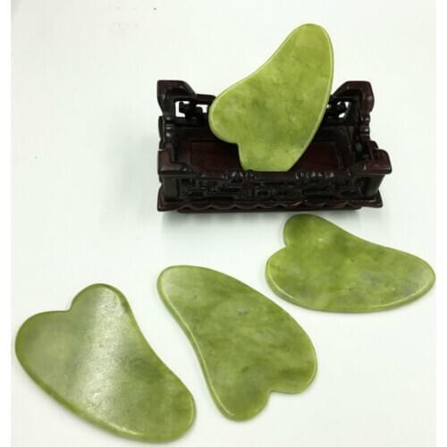 Natural Jade Guasha Board Jade Stone Face Lift Body Skin Relaxation Gua Sha SPA Massage Tool Health Care Plate Massager
