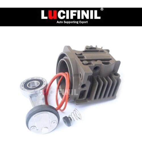 LuCIFINIL New Cylinder Head With Piston Ring Rubber Valve Spring For VW Touareg Cayenne Air Suspension Compressor 7L0698007D
