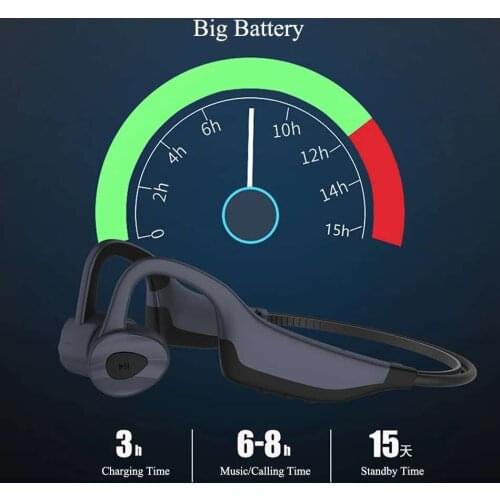 New K7 IPX8 waterproof swimming wireless bluetooth headset MP3 player sports headset 8G diving memory sports for Android Ios