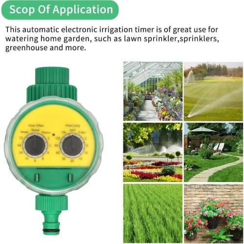 Garden Irrigation System Timer Controller Auto Watering Garden Irrigation System Timer Controller for G3 / 4 Thread Faucet