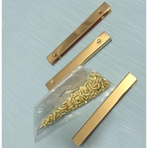 Straight Purse edging Wallet frame wallet edging Metal Edging strip Nickel 5/8/9/10/15/24cm