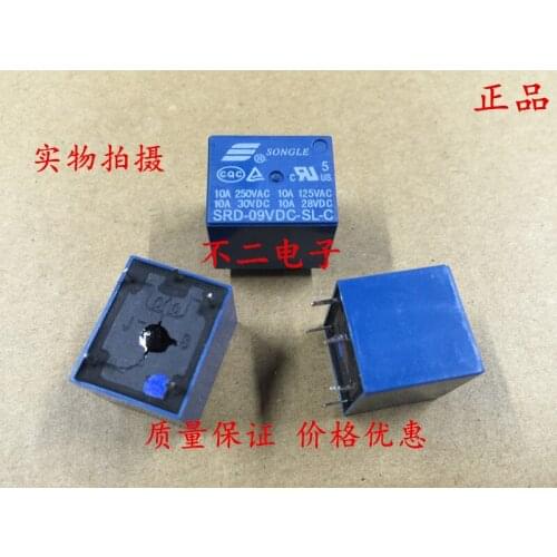 Relay SRD-09VDC-SL-C 9VDC T73 10A 5 feet a group of original conversion