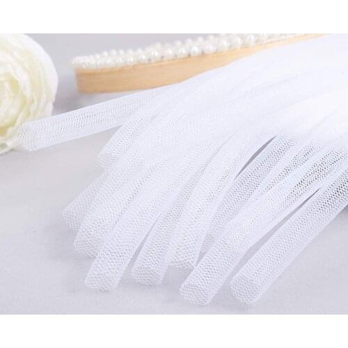 4mm Bracelet Mesh Cord Tubing Tube Plastic Net Thread String DIY Jewelry Making Findings 50Yards