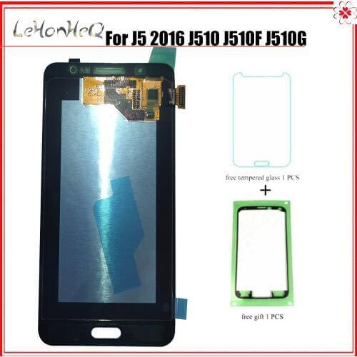 Super AMOLED LCD For Samsung Galaxy J5 2016 J510 J510F J510G LCD Display Touch Screen Digitizer Assembly