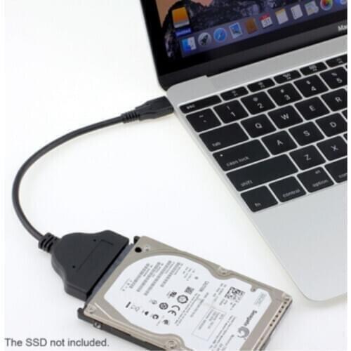 USB 3.1 Type C Male to SATA 22 Pin 2.5" Hard Disk Driver SSD Cable Adapter for Laptop