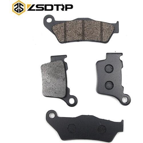 ZSDTRP Motorcycle Parts Rear Brake Pads Disks For VR250 RX125 Pulsar 180 150 220F BX 250 GX450X Monster 400ie