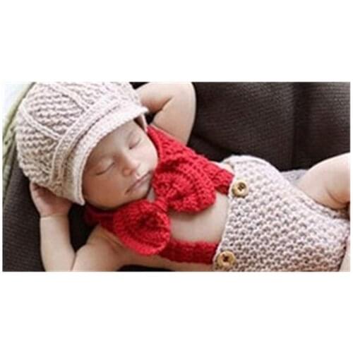 3pcs Halloween Christmas Handmade Baby girl summer set Knitted Newborn Infant Child Knitting Clothing Clothes Baby Set