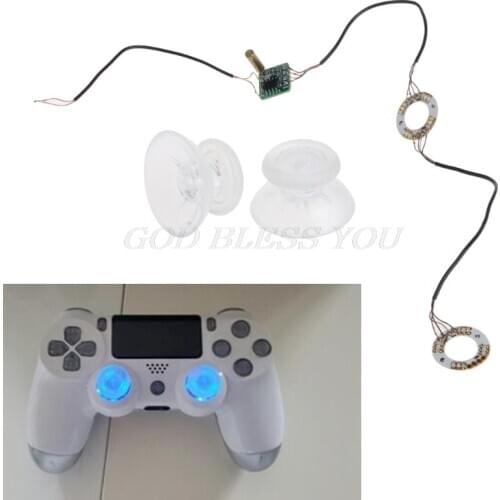 Analog Thumb Sticks Joystick Caps LED Light DIY For PS4 Platstation 4 Controller Drop Shipping