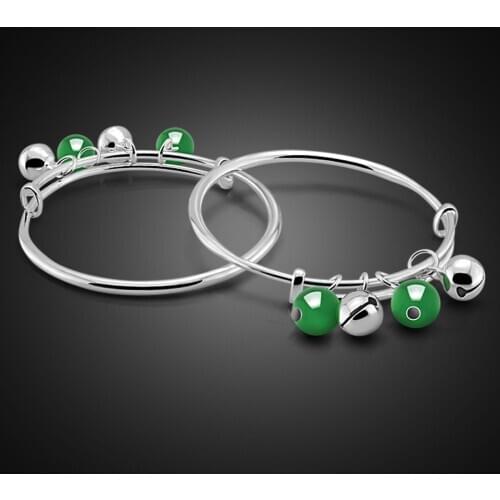 Simple & Lovely Baby Bracelet 100% 925 Sterling Silver Adjustable Baby Bracelet Personalized Girl Boy Birthday Children Jewerly