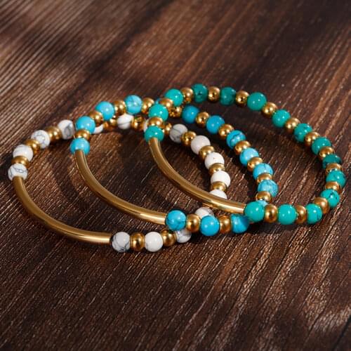 CARLIDANA Stone Bracelets