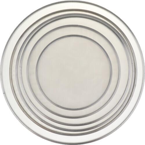 Two-Ply Mesh Drum Head Set Silent 8''10''12''13''14''16" Drumheads White Drum Skin Percussion Parts Protective for Bass Drum Kit