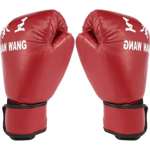 Red & Black Adult Boxing Gloves Professional Sandbag Liner Gloves Kickboxing Gloves Pugilism Men Women Training Fighting Tool