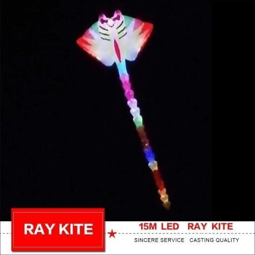 Led ray kite 15m