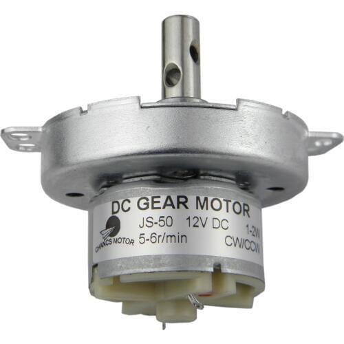 Mini JS-50 DC Gear Motor BLDC Synchronous Motor DC 12V Brushless Motor 5rpm Large Torque