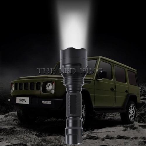 Powerful G700 Flashlight Cree XML T6 L2 led Aluminum Waterproof Zoom Camping Torch Tactical light AAA 18650 Rechargeable Battery