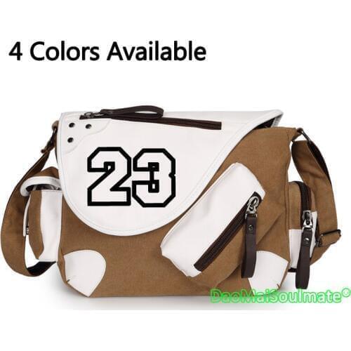 Football Number #10 Boys Shoulder Bags Students Basketball No.23 Messenger Bag Teenagers School Bag Laptop Crossbody Bags